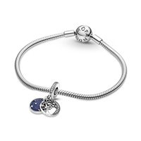 Charm Pandora Donna Pandora Moments in Argento Zirconia 799645C01 - 799645C01